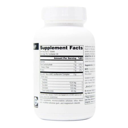 Genisteína Source Naturals 60 Tabletes: Suporte Natural para Bem-Estar Feminino no Brasil - Imagem 2
