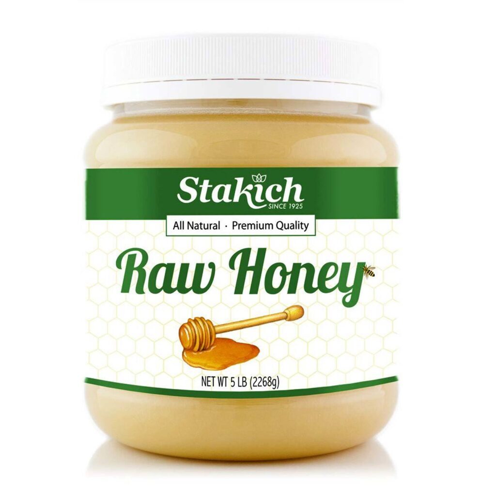 Stakich Mel Natural Puro - 2268g (5lbs) - Adoçante Saudável e Versátil