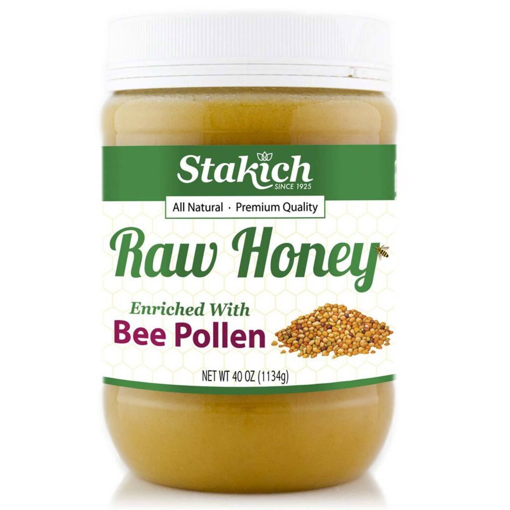 Stakich Mel Cru com Pólen de Abelha 1134g: Puro Sabor e Nutrição para Você