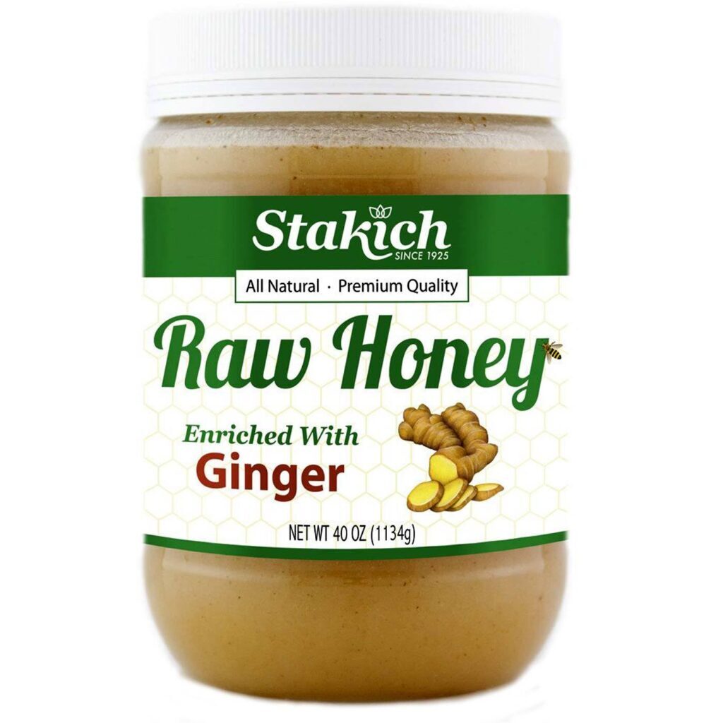 Stakich Mel Cru Enriquecido 1134g (40 oz) - Doce Natural Puro para Saúde e Bem-Estar