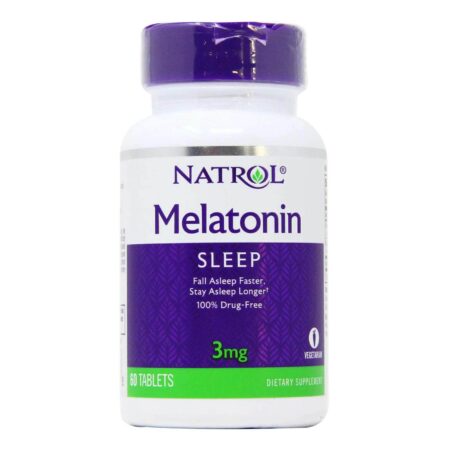 Natrol Melatonina 3 mg 60 Tabletes