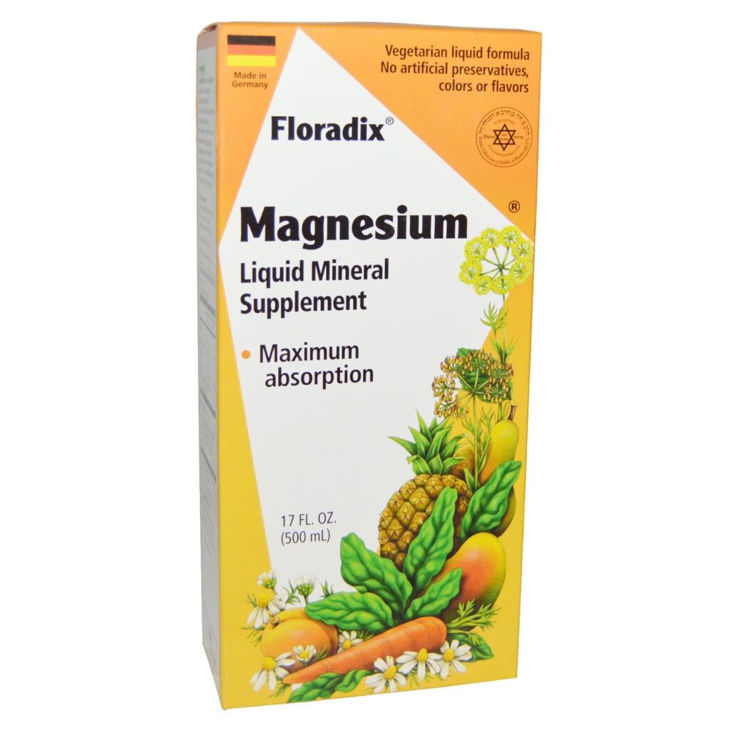 Flora Floradix Magnésio Líquido: Suplemento Mineral 500mL para Vitalidade e Bem-Estar