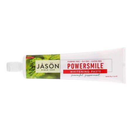 Jason Natural Cosmetics, PowerSmile® Creme Dental, Hortelã-Pimenta - 170 g - Image 3