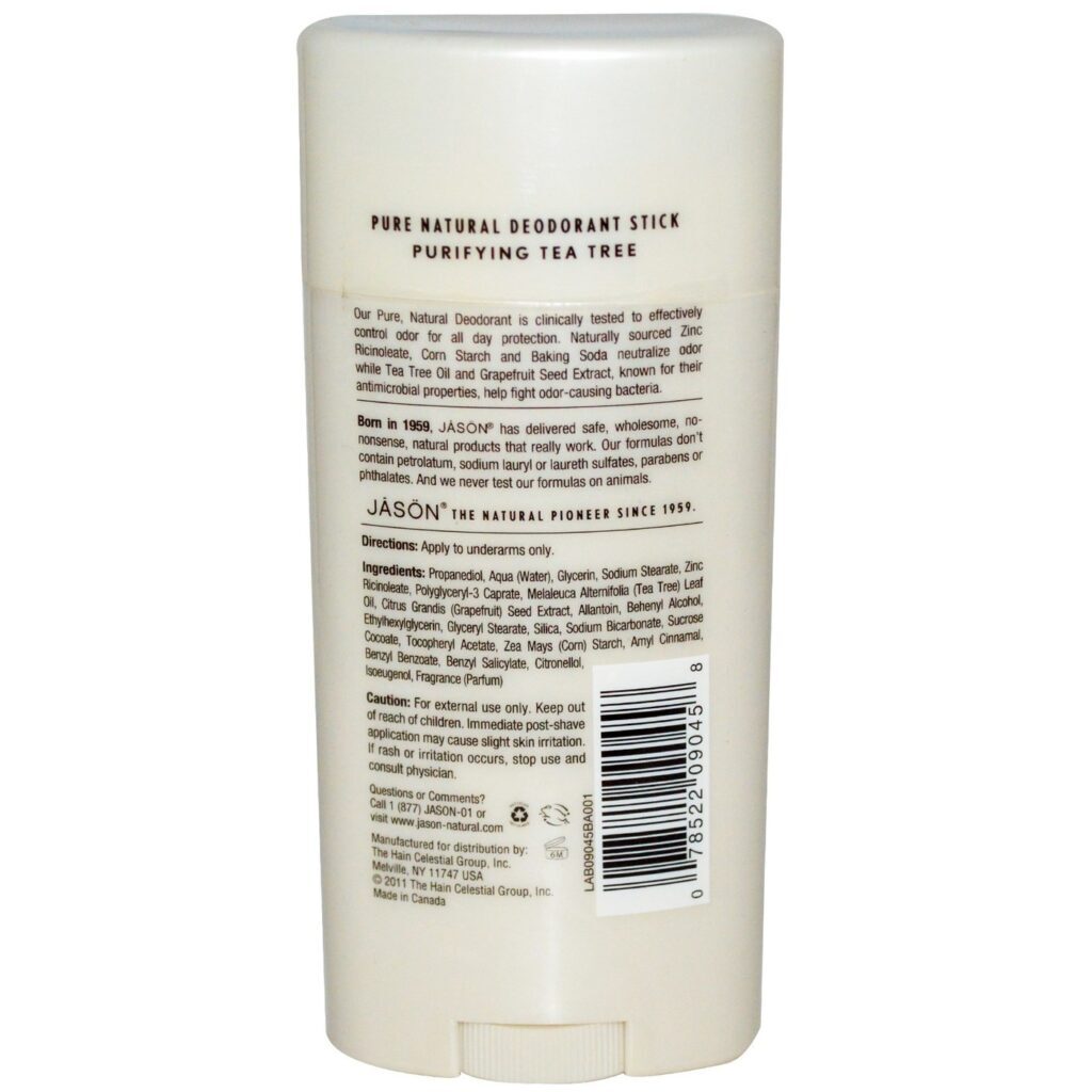 Jason Natural Cosmetics Desodorante Natural Stick Melaleuca 71g - Proteção Duradoura - Imagem 2