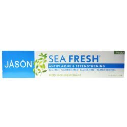 Jason Natural Cosmetics Creme Dental Sea Fresh Hortelã - 170g: Frescor Natural para seu Sorriso