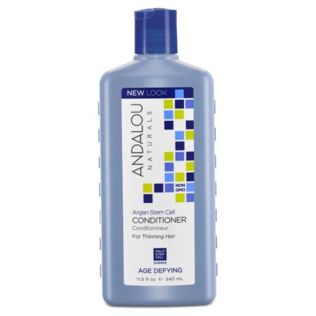 Andalou Naturals, Condicionador de Cabelo com Células-tronco de Argan - Combate ao Envelhecimento - 340mL