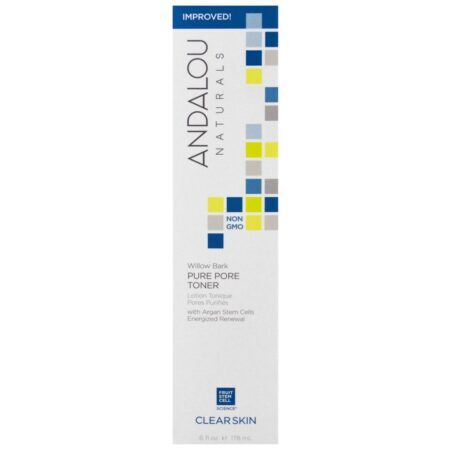 Andalou Naturals Tônico Limpeza Poros Casca de Salgueiro 178ml | Pele Livre de Oleosidade — foto 1