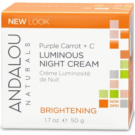 Andalou Naturals, Luminous Creme Noturno - 50g