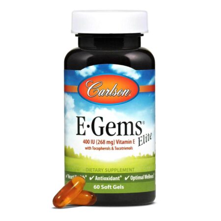 Carlson Labs, E-Gems® Elite - 60 Cápsulas - Image 5