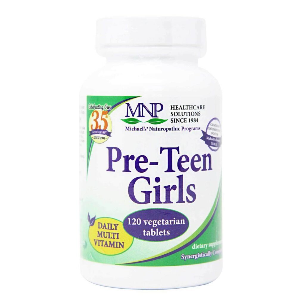 Michael's Multivitamínico Pré-Adolescentes Feminino - 120 Tabletes para Crescimento Saudável