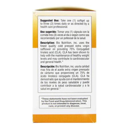 Bio Nutrition, Óleo de Cártamo 1000 mg - 90 Cápsulas - Image 2