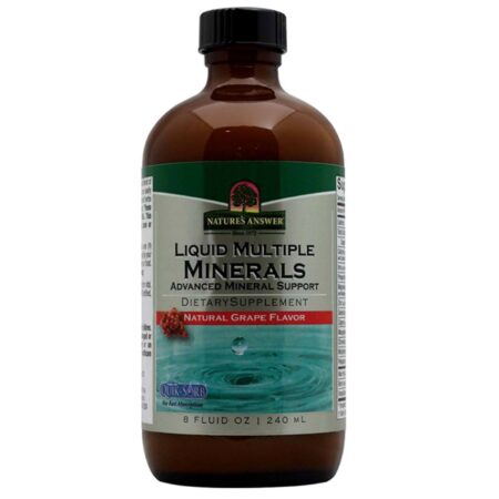 Nature's Answer Vários líquidos Minerais uva 8 oz