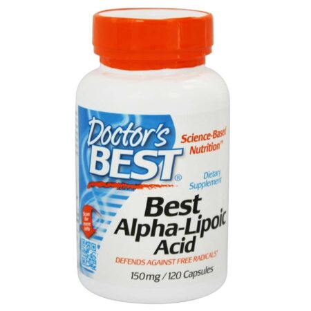 Doctor's Best, Ácido Alfa Lipóico 150mg - 120 Cápsulas