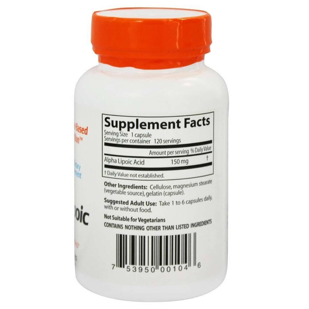 Doctor's Best Ácido Alfa Lipóico 150mg - Suporte Antioxidante para Você no Brasil - Imagem 2