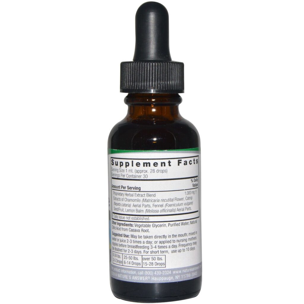 Nature's Answer Bubble B-Gone: Alívio para Cólicas de Bebê - 30 ml (1 oz) - Imagem 2