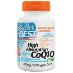 Doctor's Best CoQ10 Alta Absorção 60 Cápsulas Vegetarianas - Energia e Saúde Cardiovascular