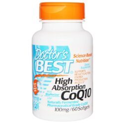 Doctor’s Best CoQ10 Alta Absorção 100mg – 60 Cápsulas: Energia e Saúde Cardiovascular no Brasil