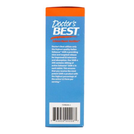 Doctor's Best, SAMe 200mg - 60 comprimidos - Image 5