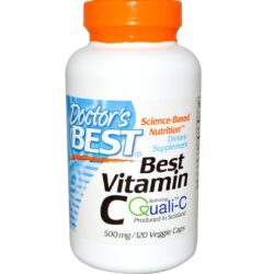 Doctor's Best Vitamina C 500mg - 120 Cápsulas: Potencialize sua Imunidade e Bem-Estar