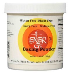 Ener-G Foods Fermento em Pó sem Glúten 200g - Levedura Pura para Culinária Brasileira