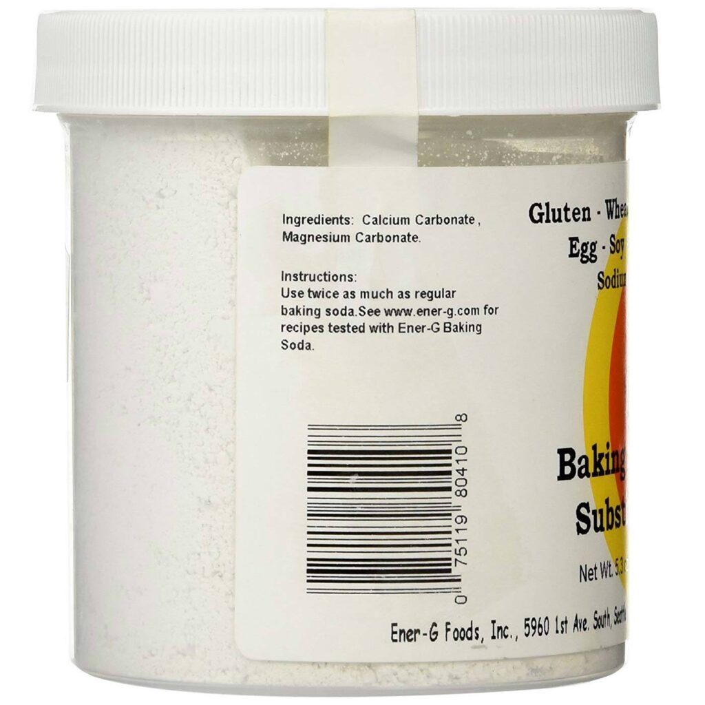 Ener-G Foods Bicarbonato de Sódio Alternativo - Pureza e Versatilidade 150g - Imagem 2