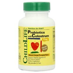 ChildLife Probióticos + Colostro em Pó - Suporte Imunológico Infantil 50g