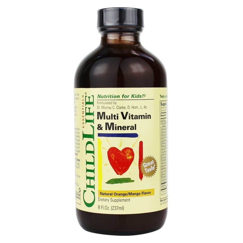 ChildLife Multivitamínico e Minerais Infantil - 237mL: Fortalecimento Imunológico e Desenvolvimento Completo