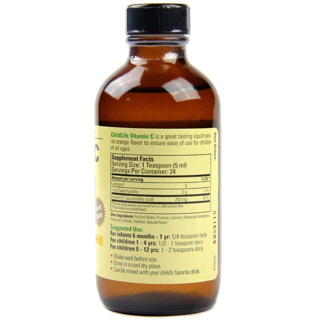 ChildLife Vitamina C Líquida 118,5 ml: Imunidade Infantil e Saúde em Gotas - Imagem 2