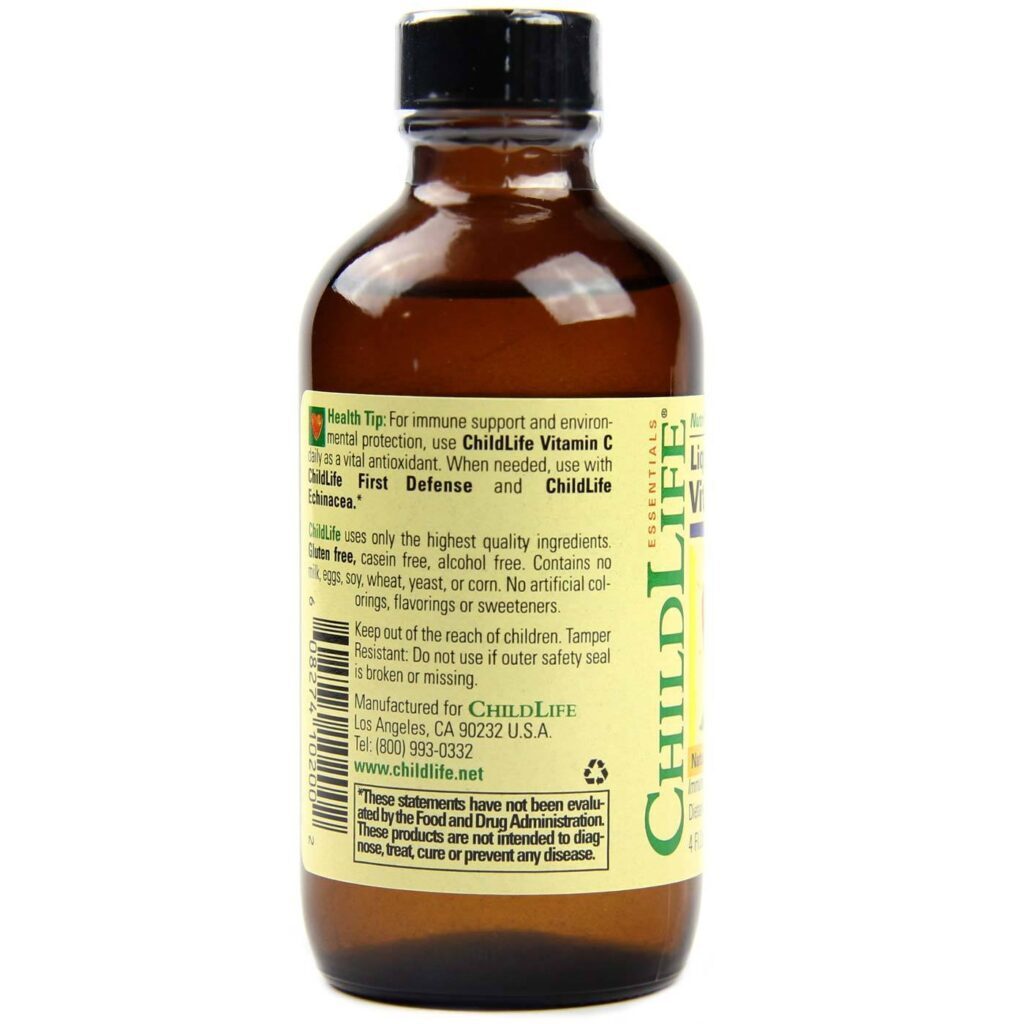 ChildLife Vitamina C Líquida 118,5 ml: Imunidade Infantil e Saúde em Gotas - Imagem 3
