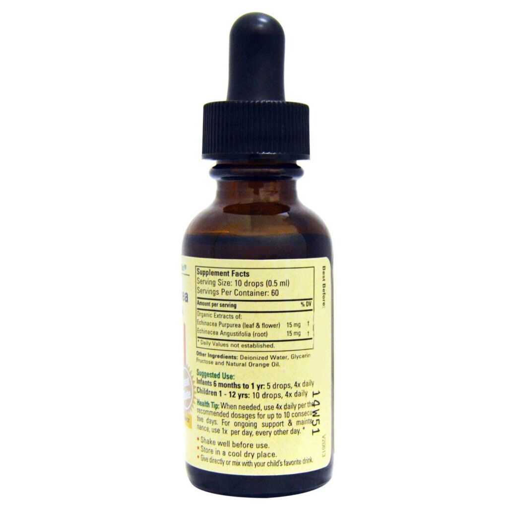 ChildLife Equinácea Gotas 29.6 ml: Suporte Imunológico Natural para Crianças - Imagem 2