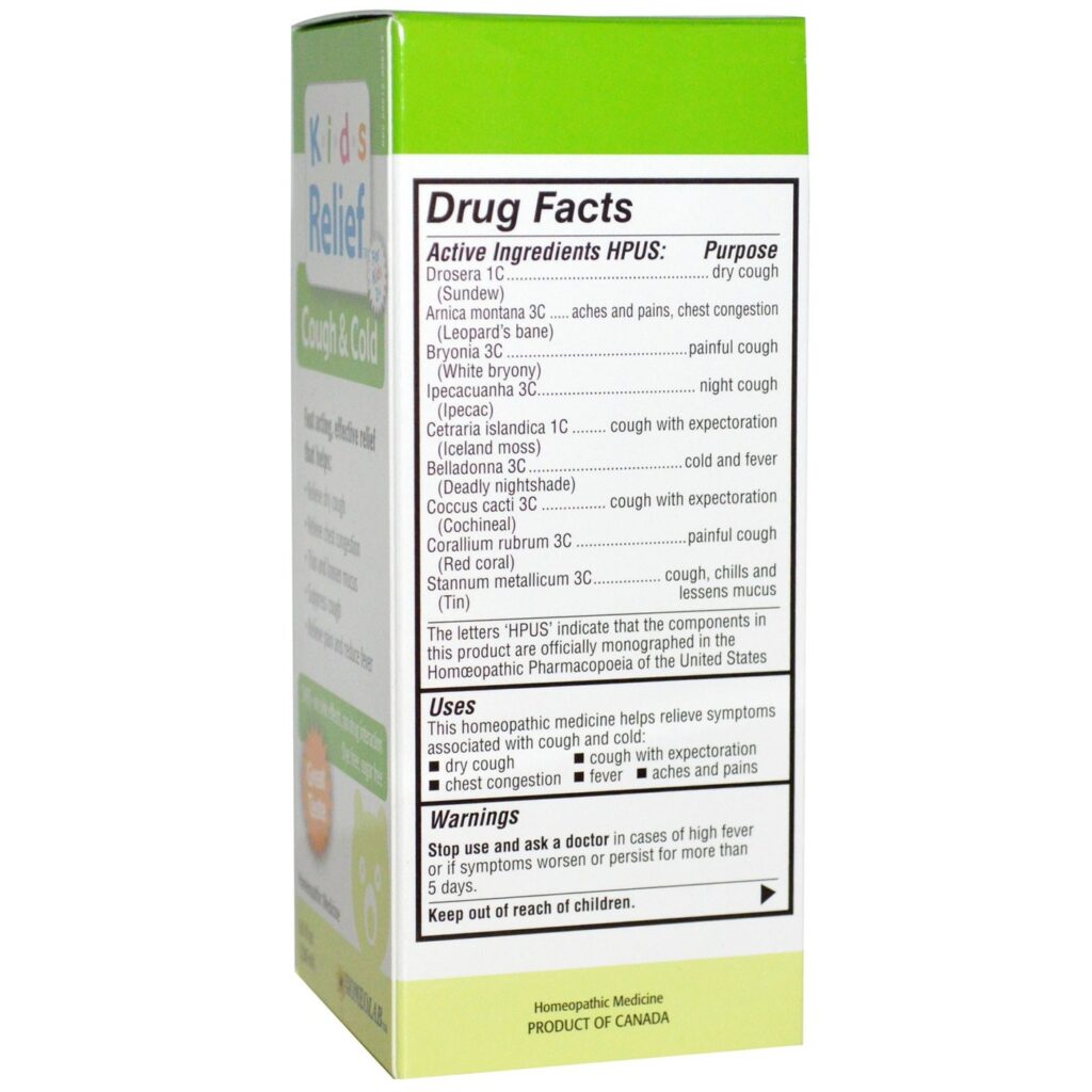 Homeolab USA Alívio Tosse e Resfriado Crianças - Xarope 250ml para Conforto Rápido - Imagem 2