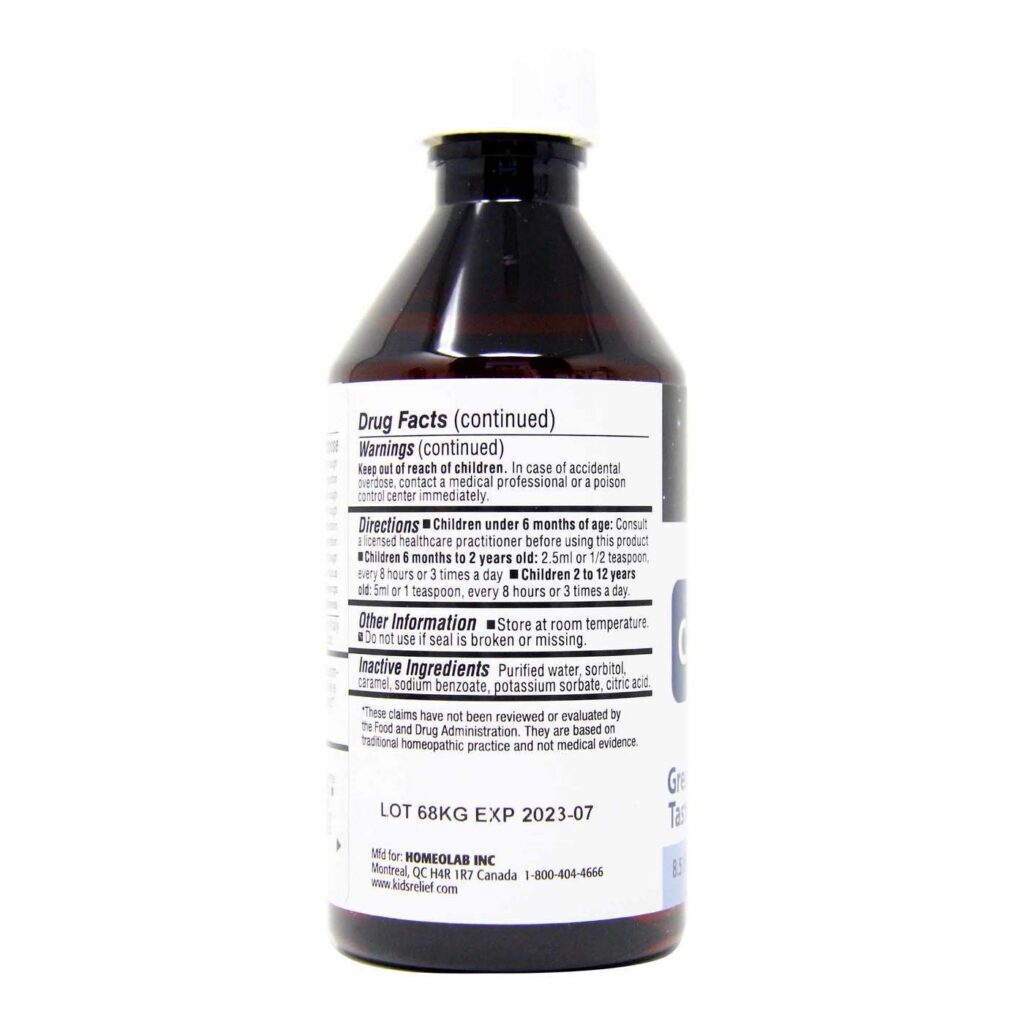 Homeolab USA Fórmula Infantil: Alívio Natural para Tosse e Febre - 250 ml - Imagem 7