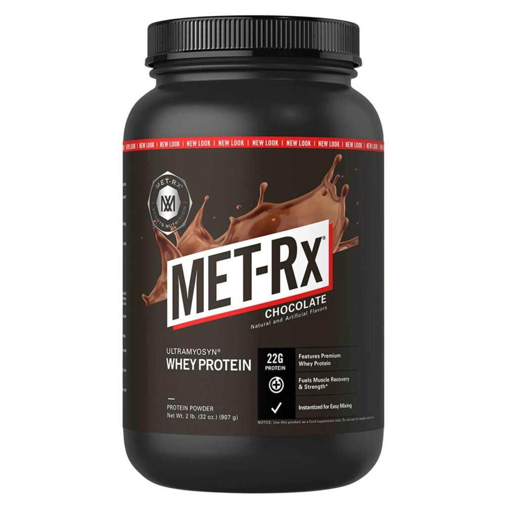 MET-Rx Ultramyosyn Whey Protein Chocolate 907g - Massa Muscular e Recuperação