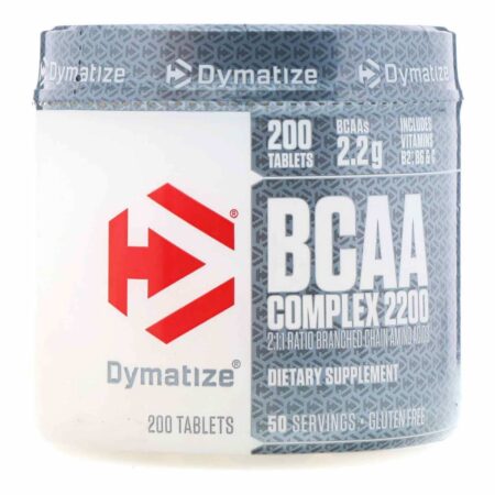 Dymatize Nutrition BCAA Complexo 2200 200 Cápsulas