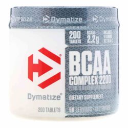 Dymatize Nutrition BCAA Complexo 2200 200 Cápsulas: Energia e Recuperação Muscular