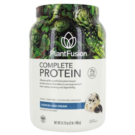 Plantfusion, Proteína Vegetal Completa - Cookies e Creme - 900g (2 lbs)