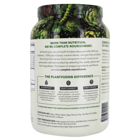 Plantfusion, Proteína Vegetal Completa - Cookies e Creme - 900g (2 lbs) - Image 3