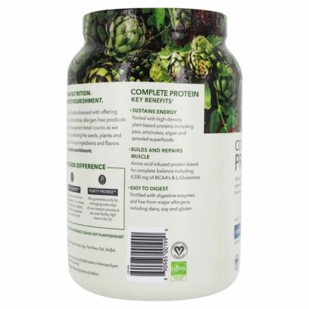 Plantfusion, Proteína Vegetal Completa - Cookies e Creme - 900g (2 lbs) - Image 4