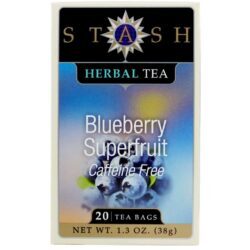 Stash Herbal Tea Chá Superfruta Mirtilo Sem Cafeína 20 Saquinhos