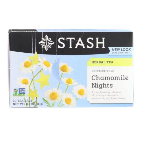 Stash Tea, Chá Noites de Camomila Noites Mistura do Sono - 20 Saquinhos de Chá - Image 3