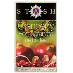 Stash Tea Oxicoco e Romã: Chá de Ervas Revigorante - 18 Saquinhos