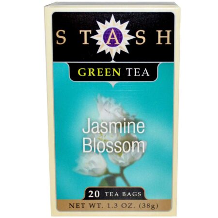 Stash Tea, Chá Verde de Jasmin - 20 Saquinhos de Chá