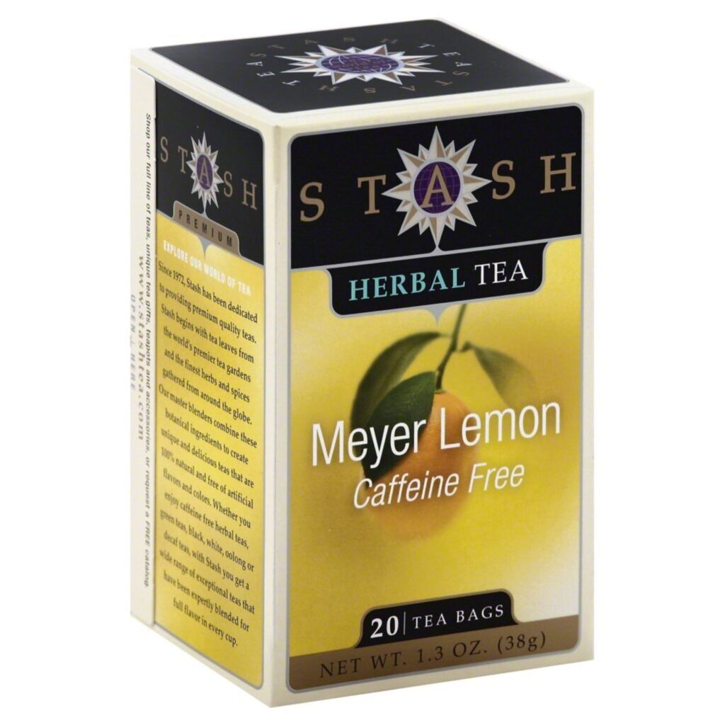 Stash Tea Chá de Limão Meyer 20 Saquinhos - Sabor Cítrico e Refrescante