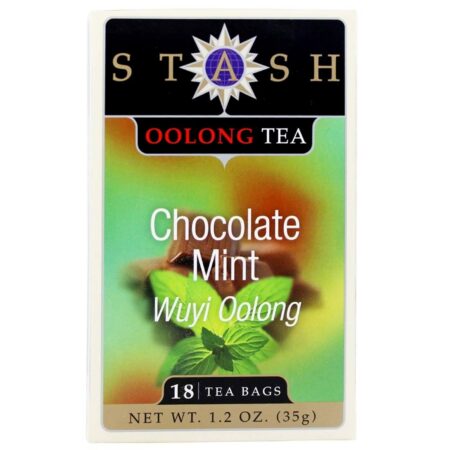 Stash, Chá Oolong com Chocolate e Hortelã - 18 Saquinhos de Chá