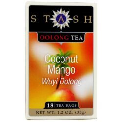Stash Tea Chá Oolong Sabor Manga e Coco - 18 Saquinhos