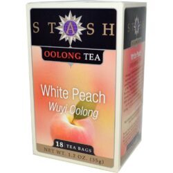 Stash Tea Chá Oolong Pêssego Branco 18 Saquinhos - Sabor Delicado e Aromático para Seu Dia