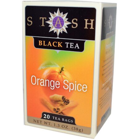 Stash Tea, Chá Preto com Especiarias e Laranja - 20 saquinhos de chá