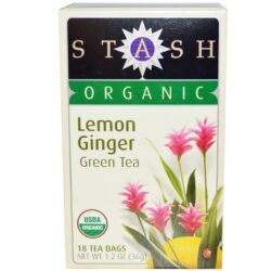 Chá Verde Orgânico Stash Tea Gengibre Limão 18 Saquinhos - Sabor e Bem-Estar no Brasil