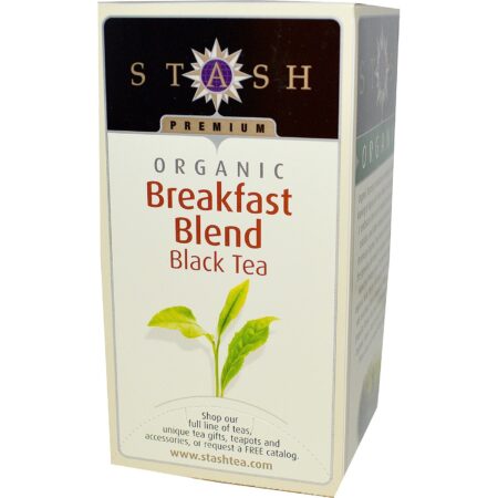 Stash Tea, Mistura de Chá Preto Orgânico - 18 Saquinhos de Chá