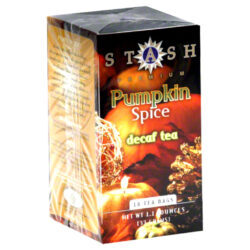 Stash Tea Chá Preto Descafeinado Premium Pumpkin Spice - 18 Saquinhos